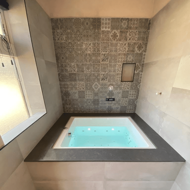 Indoor Hot Tub Stone Surround