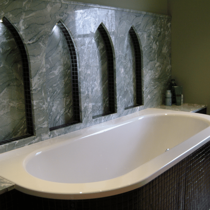 Bespoke stone bathroom
