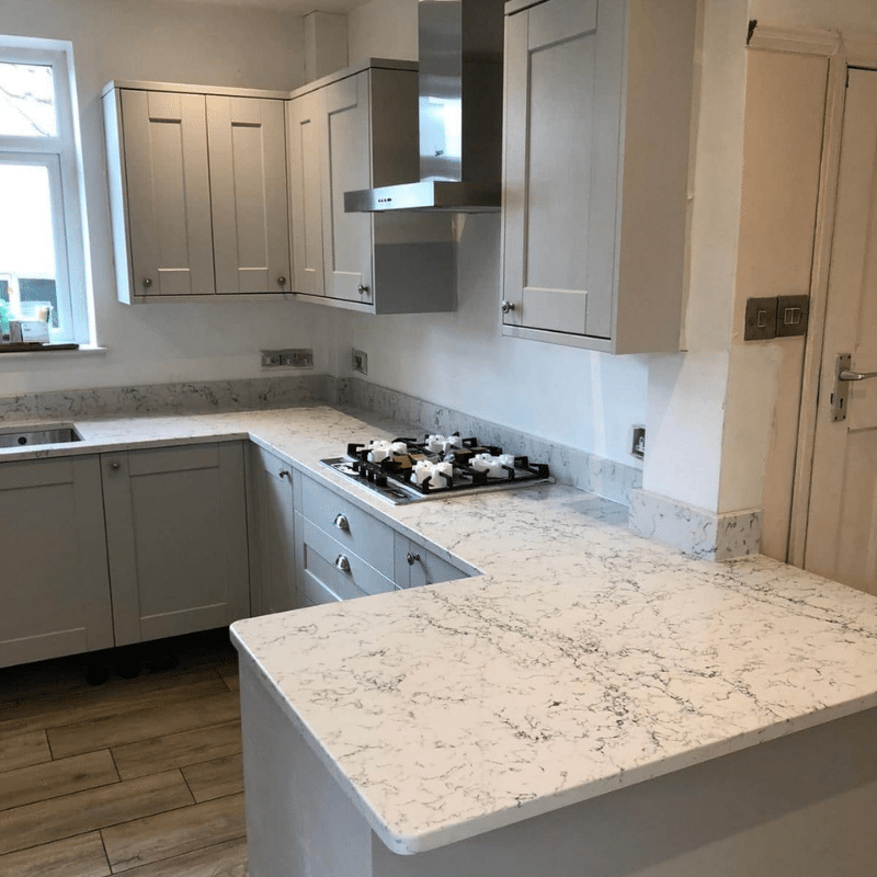 quartz kitchen countertop