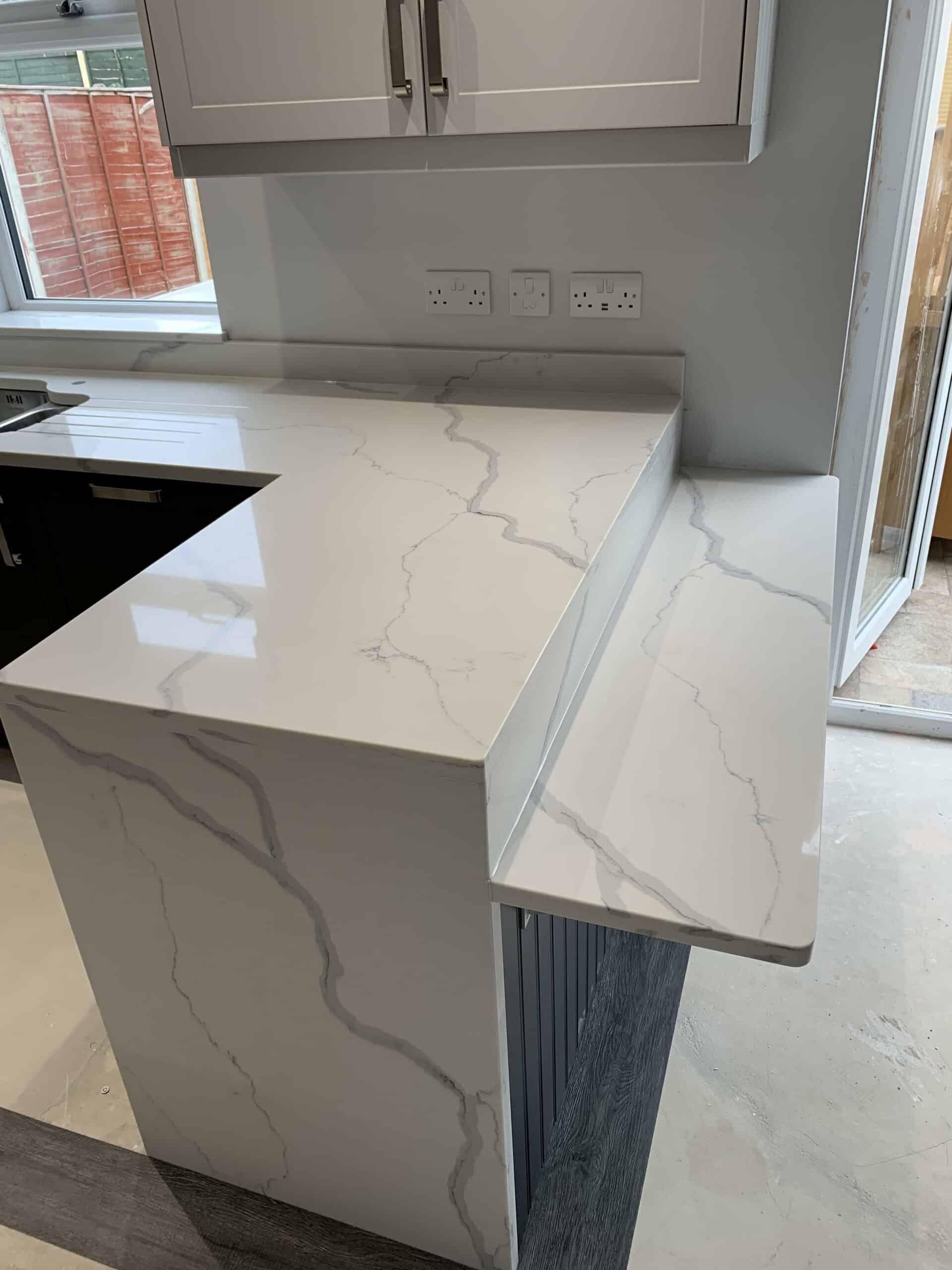 Quartz Corner Worktop