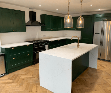 Green Quartz Kitchen